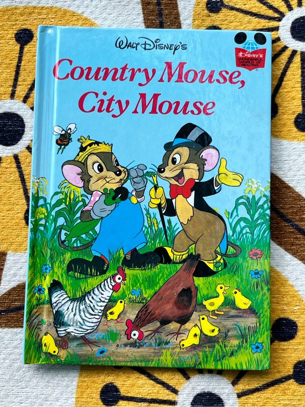 Vintage 1978 Disney Country Mouse City Mouse First American Edition Book